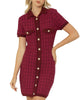 Veronica Mini Dress In Red - thumbnail
