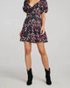 Bria Cross-Body Mini Dress In Multicolor Dark - thumbnail