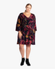 Kentia Flared Sleeve Dress - thumbnail