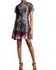 Qipao Mini Dress In Black - thumbnail