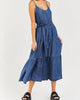 Valery Dress in Indigo Blue - thumbnail