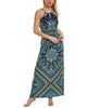 Morris Maxi Dress In Navy/Blue - thumbnail