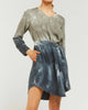Paison Ombre Tie Dye Dress in Olive - thumbnail