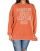 Pumpkin Spice Keeps Me Nice Sweatshirt in Burnt Orange - thumbnail