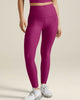 Spacedye Out Of Pocket High Waisted Midi Legging in Magenta Heather - thumbnail