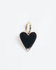 Small Enamel Helena Pendant in Black/Gold - thumbnail