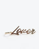 Script Pendant Lover in Gold - thumbnail