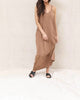Everyday Maxi Dress In Deep Camel - thumbnail