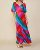Iliana Tiered Dress In Multi - thumbnail