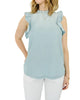 Kalliope Ruffle Tank in Light Blue - thumbnail