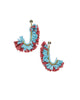 Women'S J Earrings in Azzurro - thumbnail