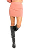 Sweater Mini Skirt in Terra - thumbnail