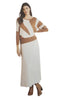 Knit Sweater Skirt in Winter White - thumbnail