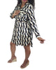 Shirt Midi Dress in Abstract Print - thumbnail