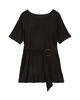 Claudia Short Sleeve Belted Top - thumbnail