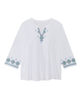 Stephanie Embroidered Tunic Top - thumbnail