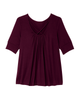 Karlie Criss-Cross Scoopneck Top - thumbnail