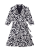 Ansley V-Neck Fit and Flare Dress - thumbnail