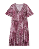 Newbury Flutter Sleeve Wrap Dress - thumbnail