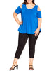 Claudine Cold-Shoulder Top - thumbnail