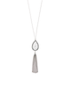 Haley Filigree Tassel Necklace - thumbnail