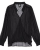 Amelia Surplice Swiss Dot Blouse - thumbnail