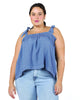Estelle Tencel Shirred Neckline Cami - thumbnail