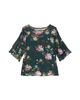 Dena Printed Mesh Blouse with Cami Lining - thumbnail