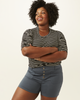 Dayana Super Stretch Button Fly Short - thumbnail