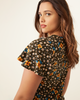 Amelia Ruched Sweetheart Blouse - thumbnail