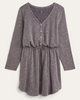 Bethany Button-Front Drawstring Dress - thumbnail