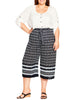 Tara Wide Leg Cropped Pant - thumbnail