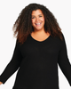 Waffle Knit Ruffle Tunic - thumbnail