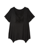 Bella Short Flutter Sleeve Empire Waist Tee - thumbnail