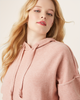 Keira Knit Drawstring Hoodie - thumbnail