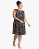 Senna Cap Sleeve Fit & Flare Dress - thumbnail