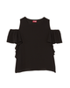 Sarabeth Cold Shoulder Ruffle Blouse - thumbnail