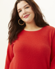 Amelia Quarter Sleeve Knit Top - thumbnail