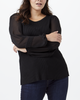 Seraphina Sheer-Sleeve Sweater - thumbnail