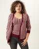Fran Gingham-Print Cardigan - thumbnail