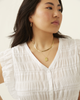 Elia Button Up Frilly Top - thumbnail
