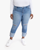 Tracey Distressed Cuffed Skinny Jean - thumbnail