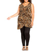 Luna Printed Ruffle Tunic - thumbnail
