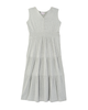 Modesto Sleeveless Henley Smocked Waist Maxi Dress - Short - thumbnail