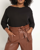 Jazlyn Slouchy Bubble Blouse - thumbnail