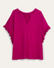 Leah Frilly Cotton Tee - thumbnail