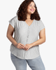 Fallon Button down Knit Top - thumbnail