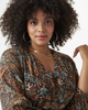 Joya Paisley-Print Midi Dress - thumbnail