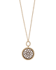 Tori Carved Wood Pendant Necklace - thumbnail
