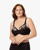 Embroidered Microfiber Underwire Bra - thumbnail